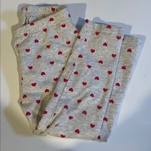 Old Navy. 2T heart leggings